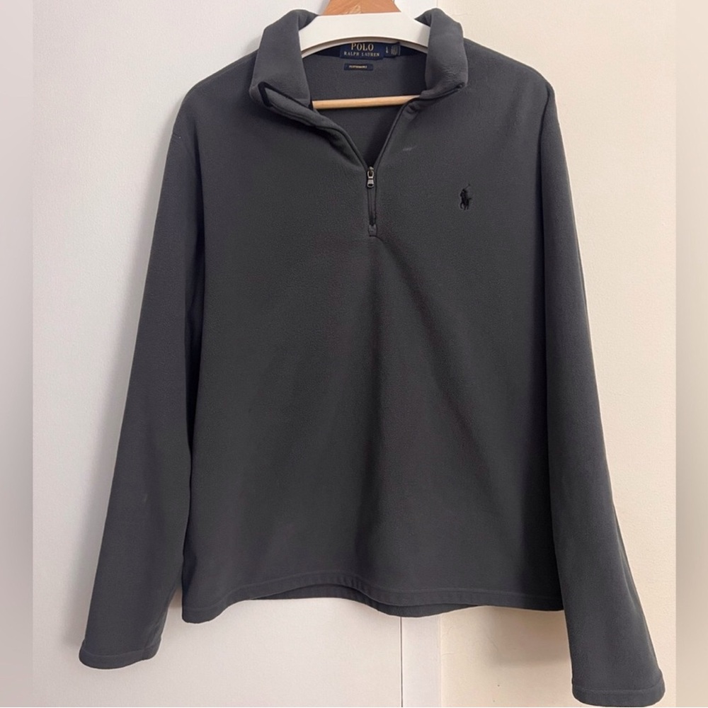 Polo Ralph Lauren Men's Dark Gray Zip-Up Sweater